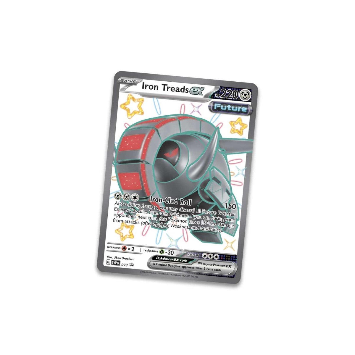 Pokemon TCG - Paldean Fates Tin (Shiny Iron Treads EX)