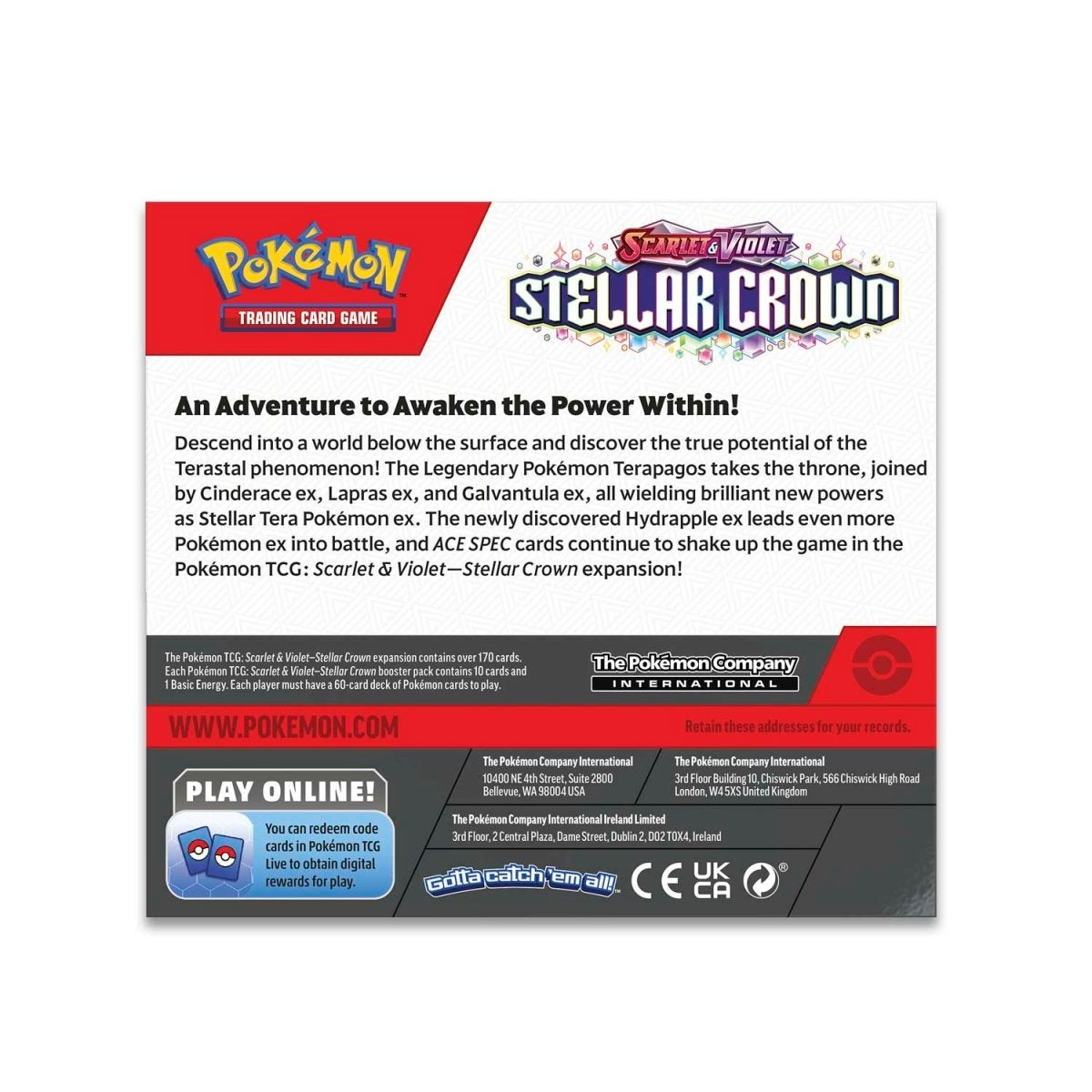 Pokemon TCG - Scarlet & Violet Stellar Crown Booster Box