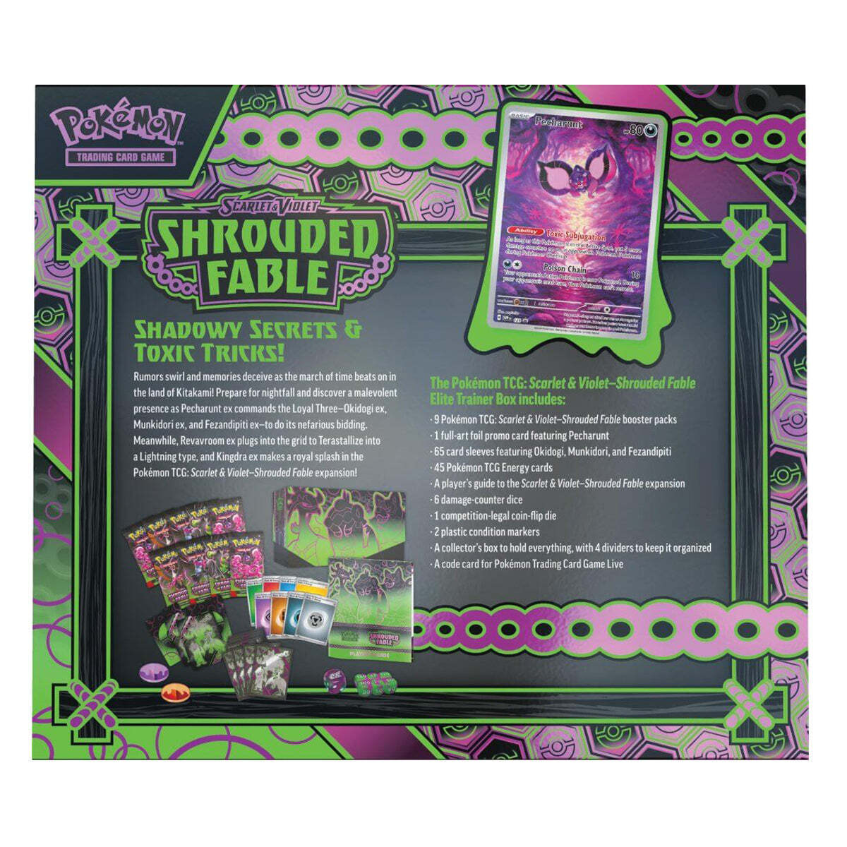 Pokemon TCG - Scarlet & Violet Shrouded Fable Elite Trainer Box