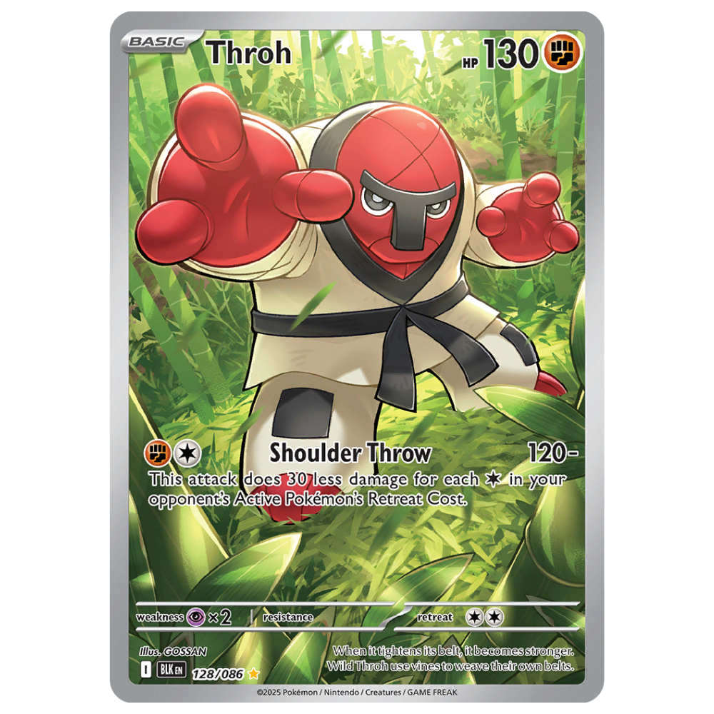 Pokemon TCG - Throh 128/086 - Illustration Rare NM [Black Bolt]