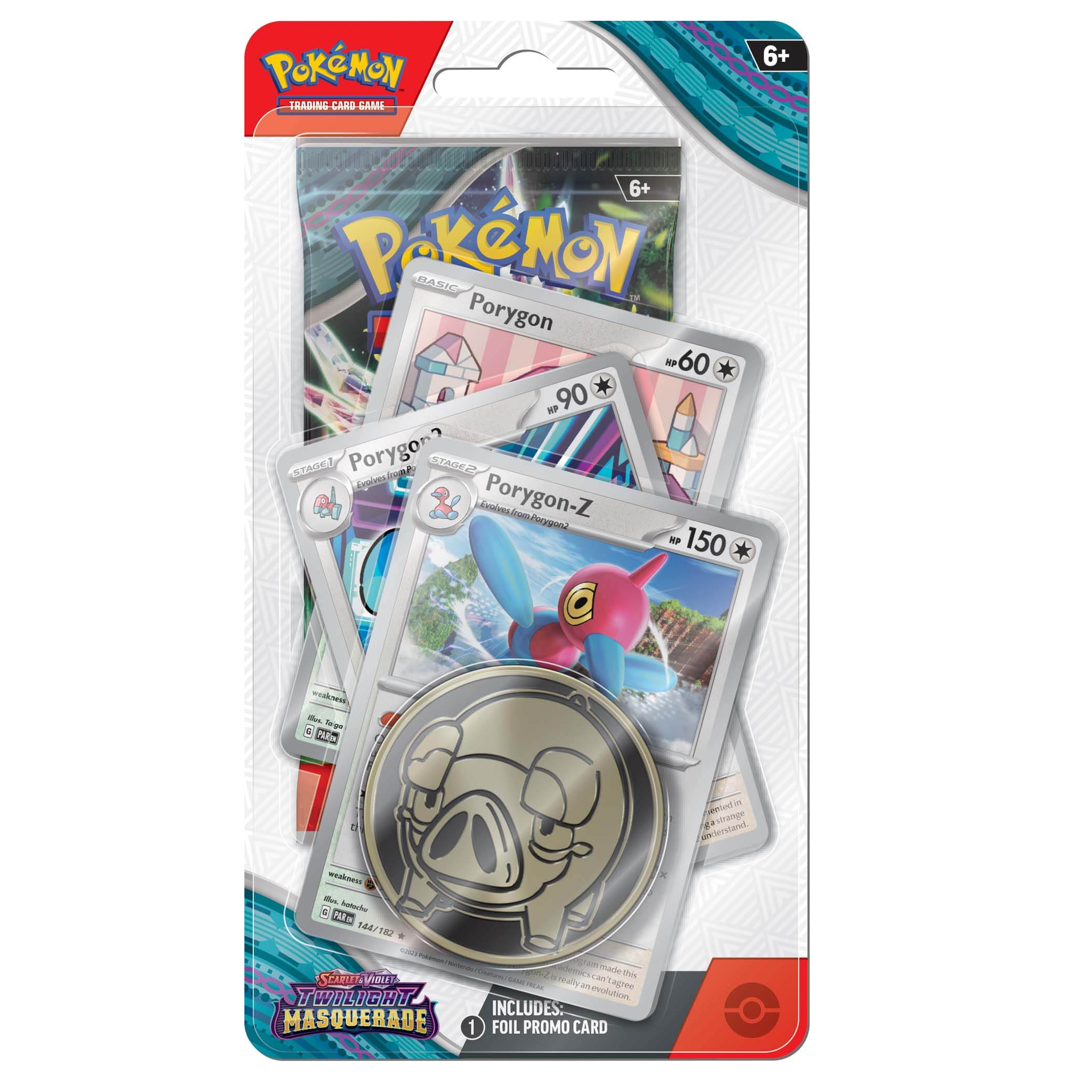 Pokemon TCG - Scarlet & Violet Twilight Masquerade Premium Checklane Blisters (Porygon)