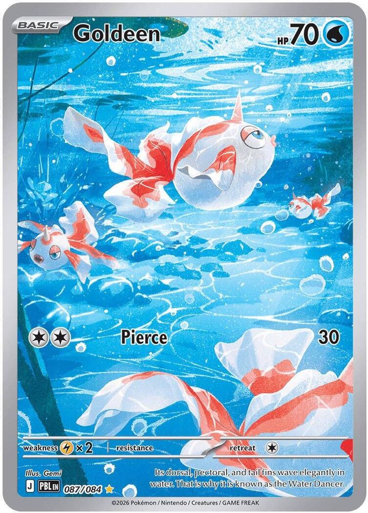 Goldeen 087/084 Pitch Black Pokemon NM