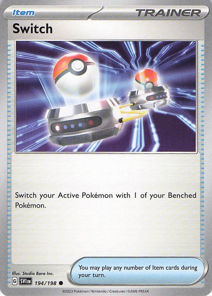 Pokemon TCG - Switch 194/198 Scarlet & Violet NM