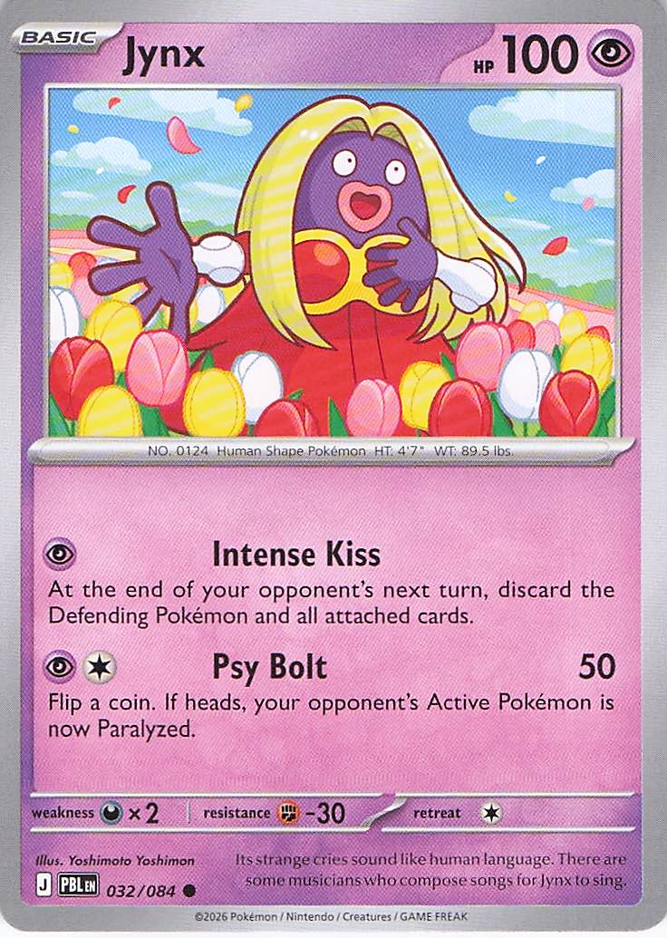 Pokemon TCG - Jynx 032/084 Pitch Black NM