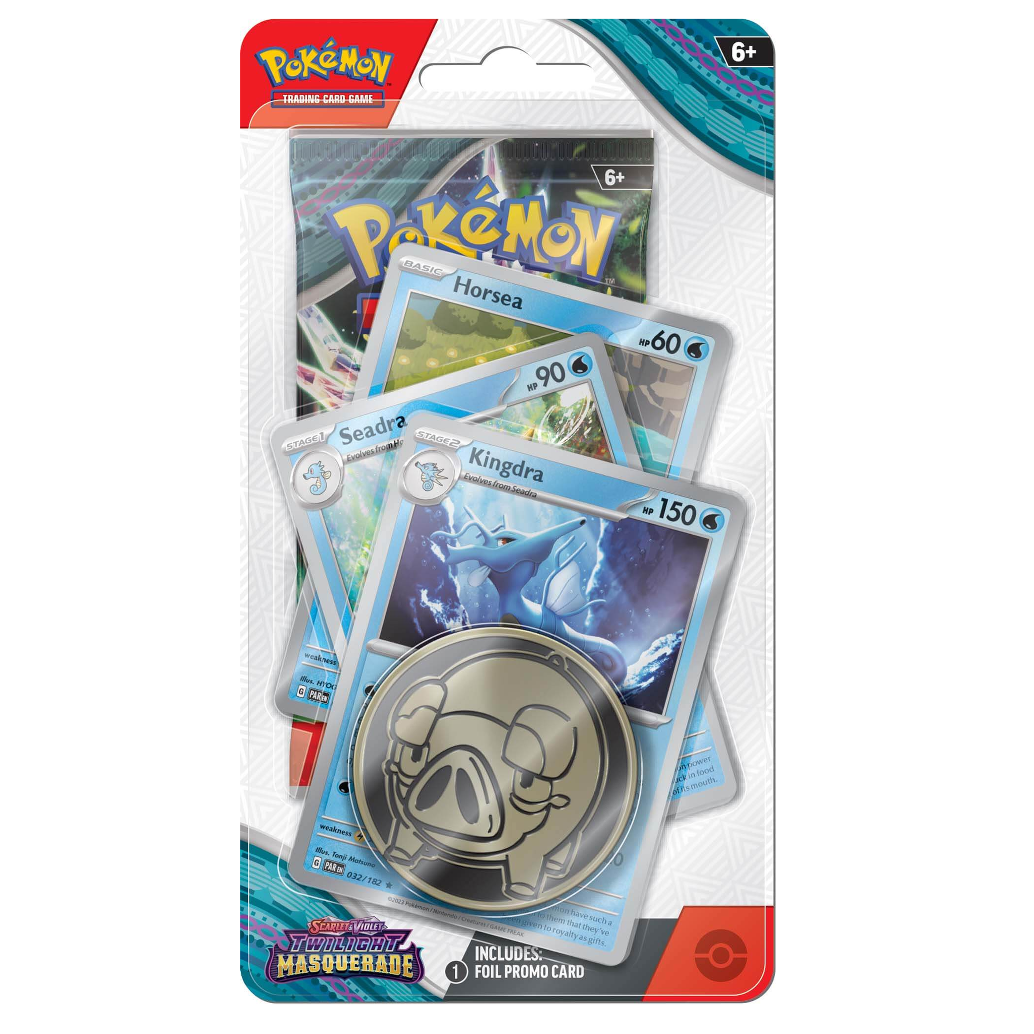 Pokemon TCG - Scarlet & Violet Twilight Masquerade Premium Checklane Blisters (Kingdra)