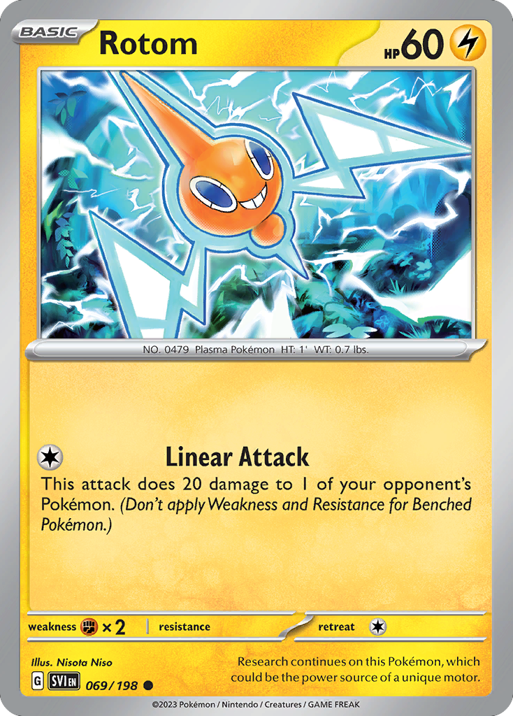 Pokemon TCG - Rotom 069/198 Scarlet & Violet NM