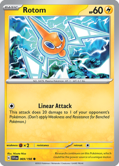 Pokemon TCG - Rotom 069/198 Scarlet & Violet NM