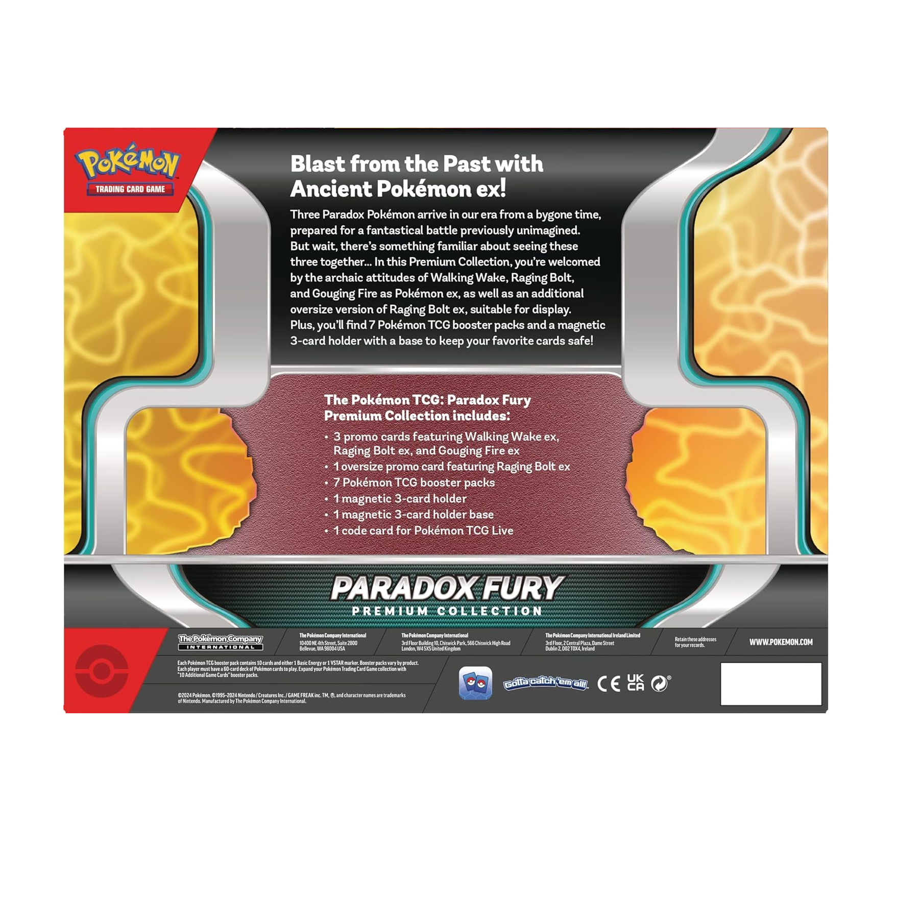 Pokemon TCG - Paradox Fury Ex Premium Collection