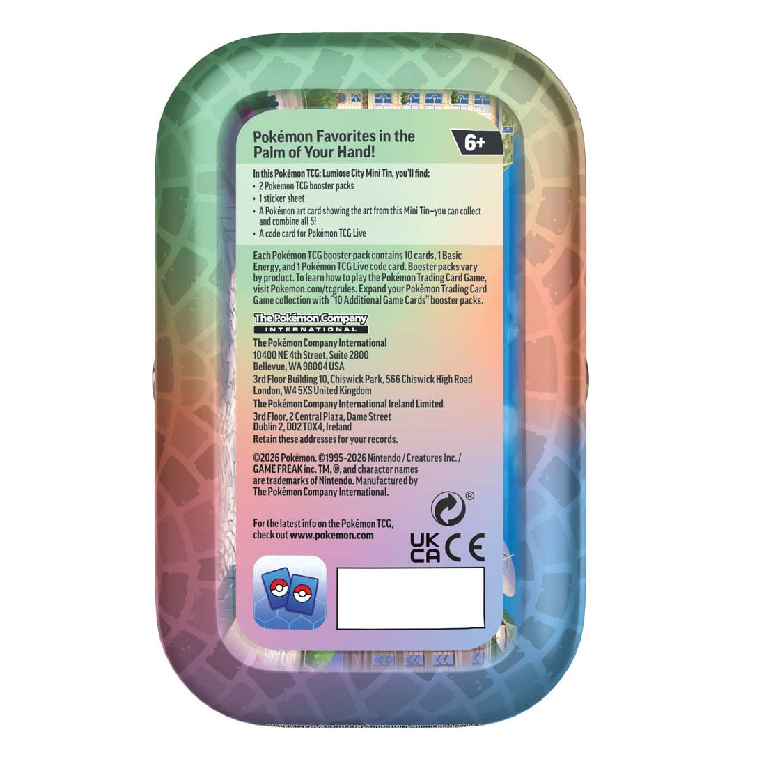 Pokemon TCG - Lumiose City Mini Tin