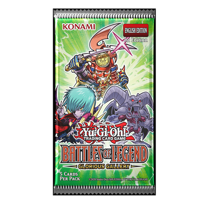 Yu-Gi-Oh! TCG: Battles of Legend - Glorious Gallery 5 x Card Booster Box (24 Packs)