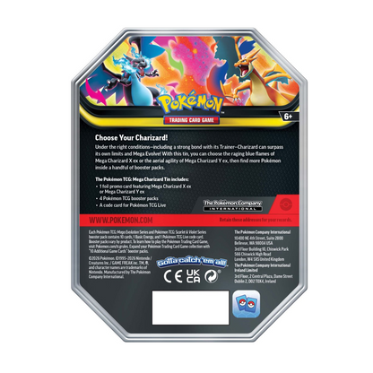 Pokemon TCG - Mega Charizard Tin (Pre order 20.02.2026)