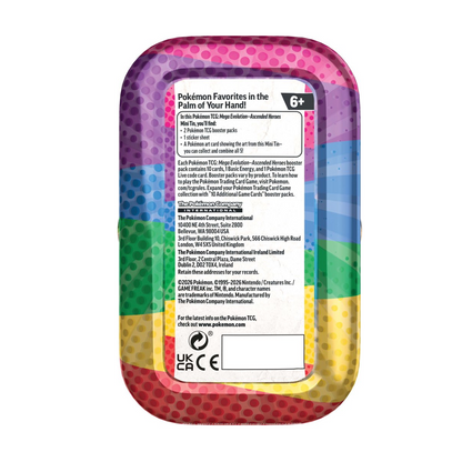 Pokemon TCG - Mega Evolution Ascended Heroes Mini Tin (Pre order 20.02.2026)