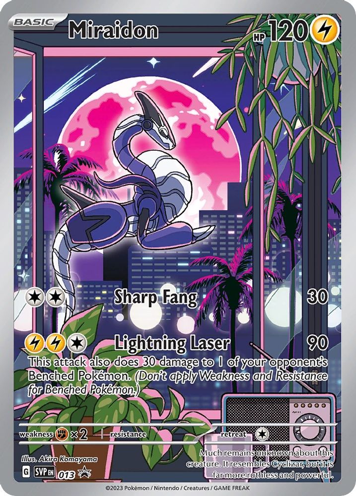 Miraidon 013 Scarlet & Violet Promo Pokemon NM