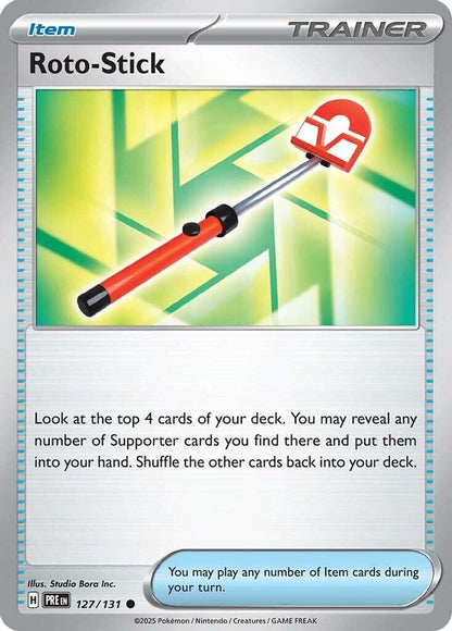 Pokemon TCG - Roto-Stick 127/131 Prismatic Evolutions NM