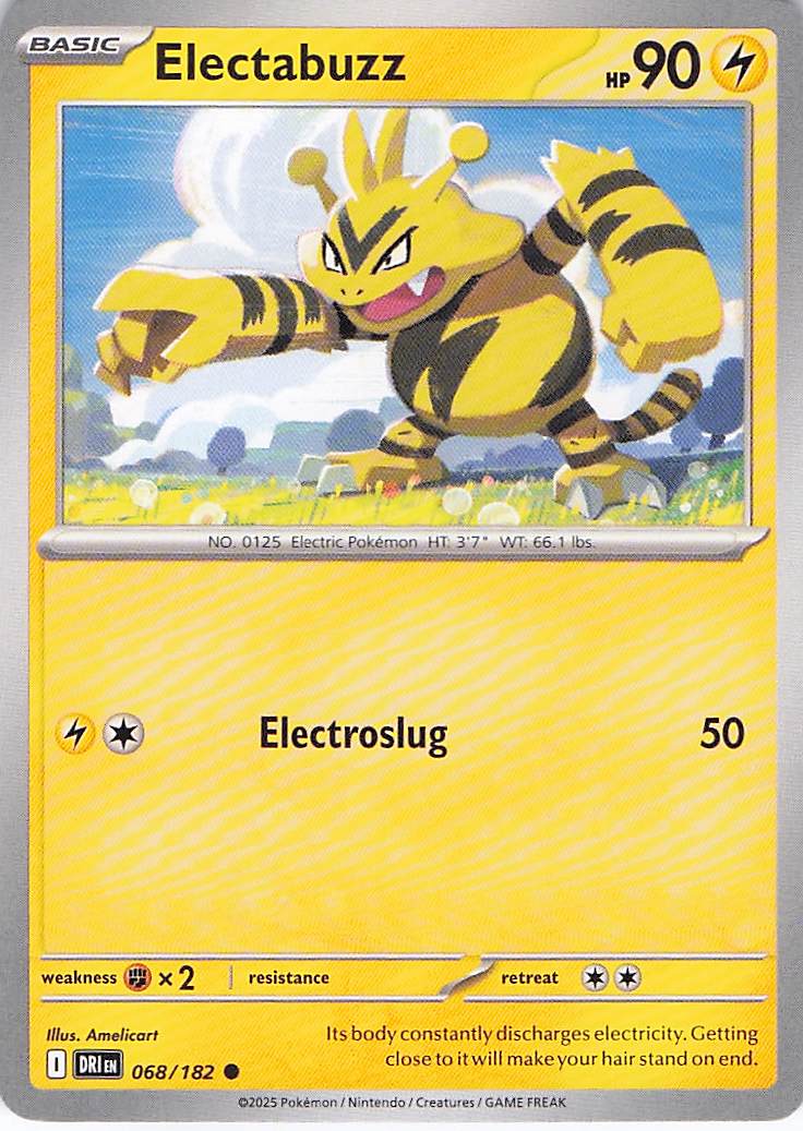 Pokemon TCG - Electabuzz 068/182 Destined Rivals NM