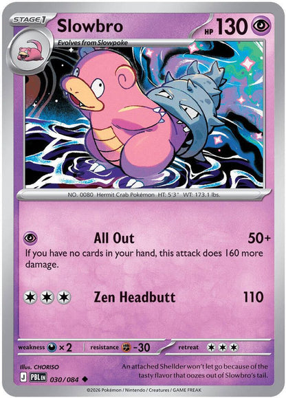 Pokemon TCG - Slowbro 030/084 Pitch Black NM