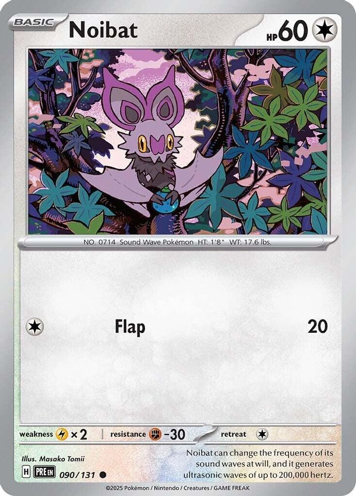 Pokemon TCG - Noibat 090/131 Prismatic Evolutions NM