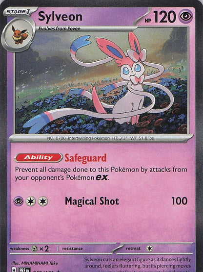 Pokemon TCG - Sylveon 040/131 Holo Prismatic Evolutions NM