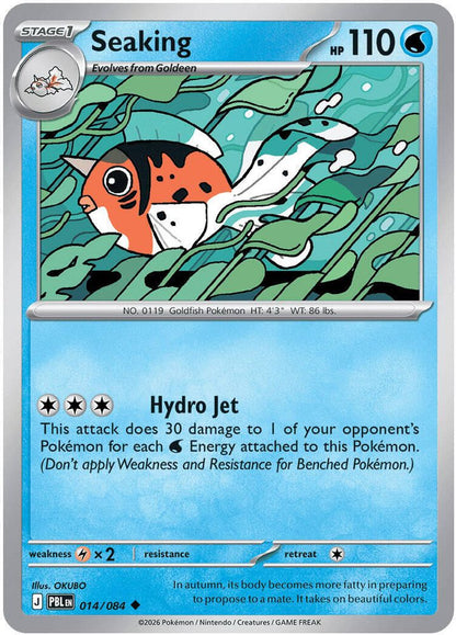 Pokemon TCG - Seaking 014/084 Pitch Black NM