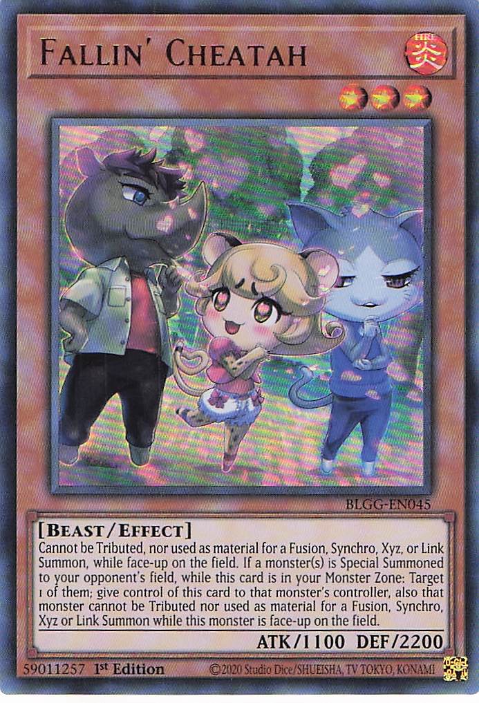Fallin' Cheatah BLGG-EN045 Yu-Gi-Oh 1st Edition NM