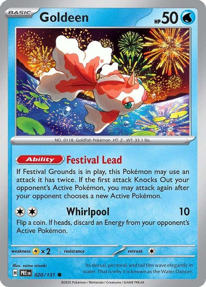 Pokemon TCG - Goldeen 020/131 Prismatic Evolutions NM