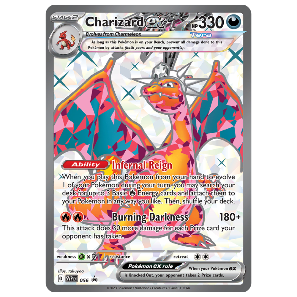 Pokemon TCG - Charizard EX SVP056 - Black Star Promo NM/M