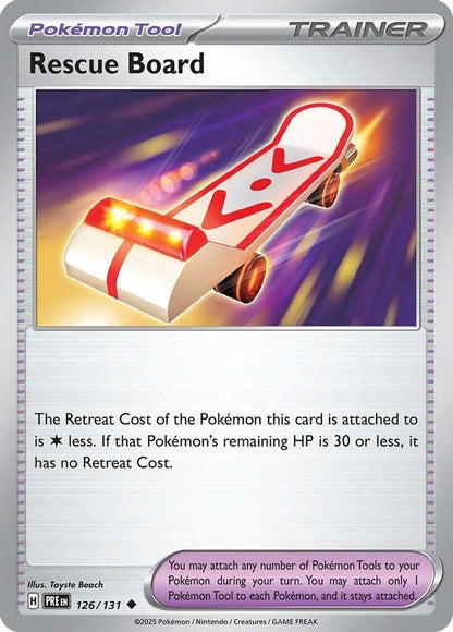 Pokemon TCG - Rescue Board 126/131 Prismatic Evolutions NM