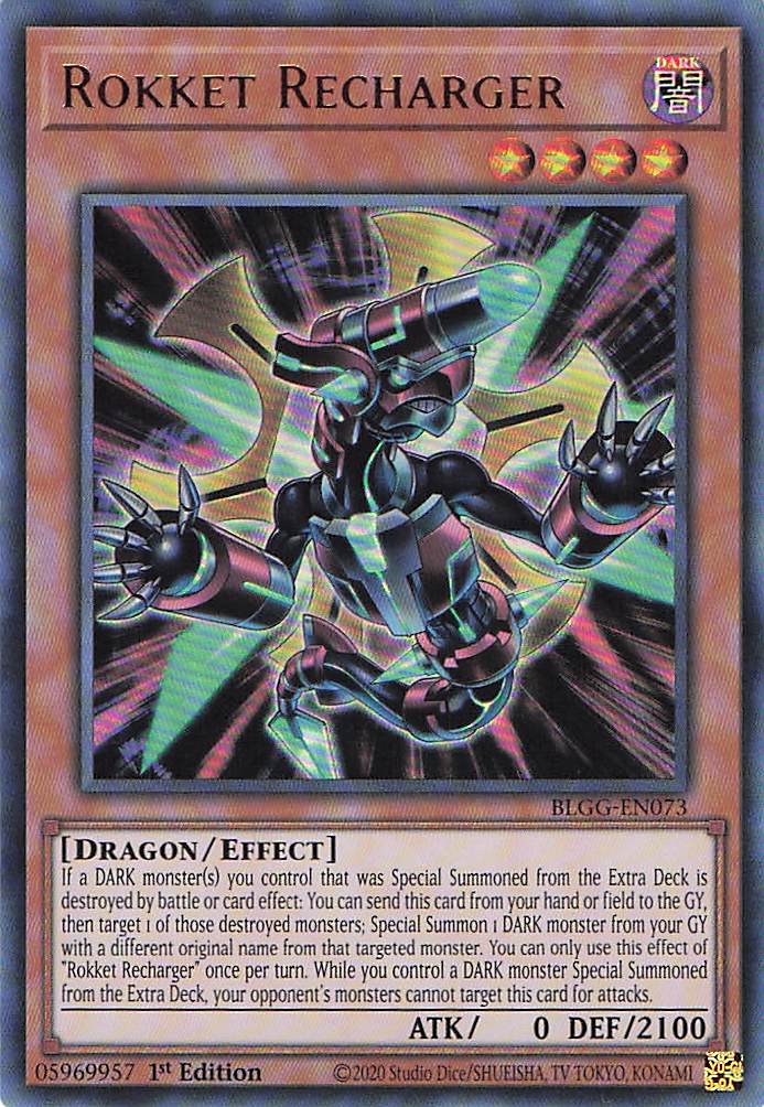 Rokket Recharger BLGG-EN073 Yu-Gi-Oh 1st Edition NM