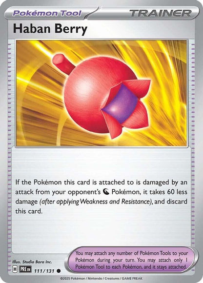 Pokemon TCG - Haban Berry 111/131 Prismatic Evolutions NM