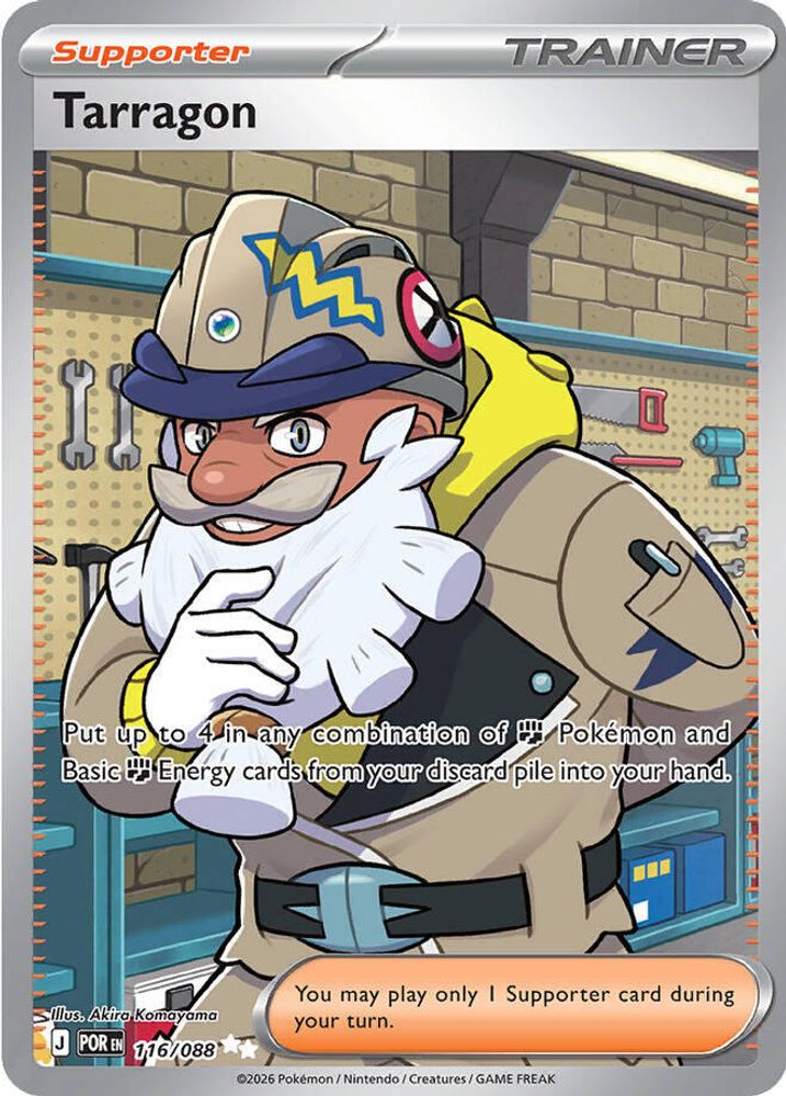 Tarragon 116/088 Ultra Rare Perfect Order Pokemon Holo NM