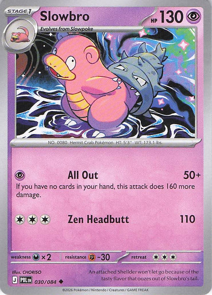 Pokemon TCG - Slowbro 030/084 Pitch Black NM