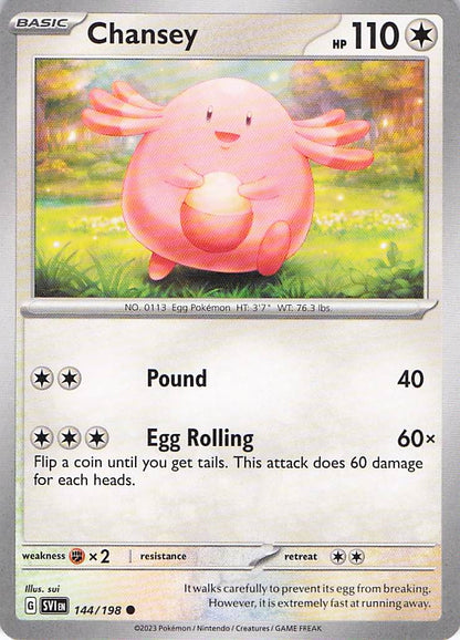 Pokemon TCG - Chansey 144/198 Scarlet & Violet NM