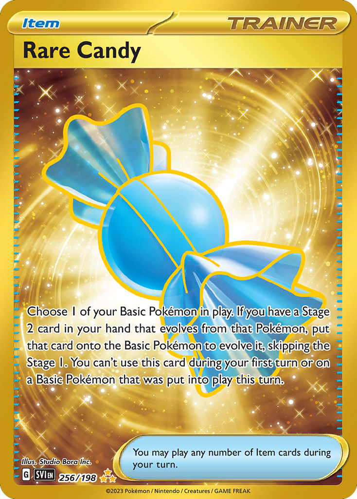 Rare Candy 256/198 Hyper Rare Scarlet & Violet Pokemon NM