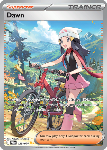 Dawn 129/094 Phantasmal Flames Pokemon NM