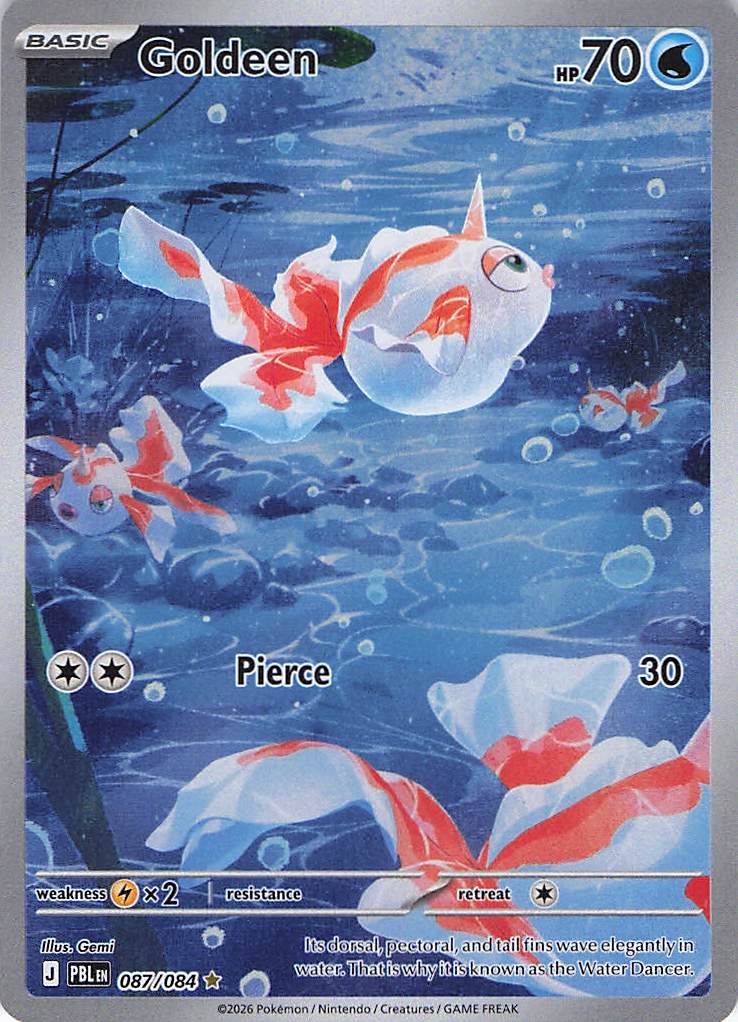Goldeen 087/084 Pitch Black Pokemon NM