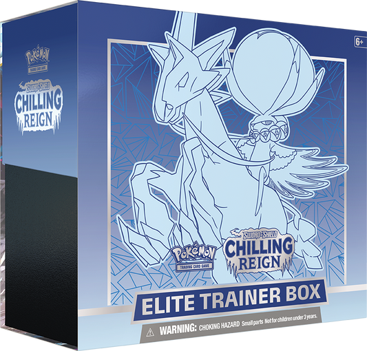 Pokemon TCG - Sword & Shield Chilling Reign (Ice Rider Calyrex) Elite Trainer Box