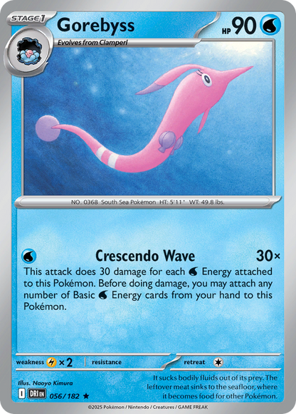 Pokemon TCG - Gorebyss 056/182 Destined Rivals Holo NM