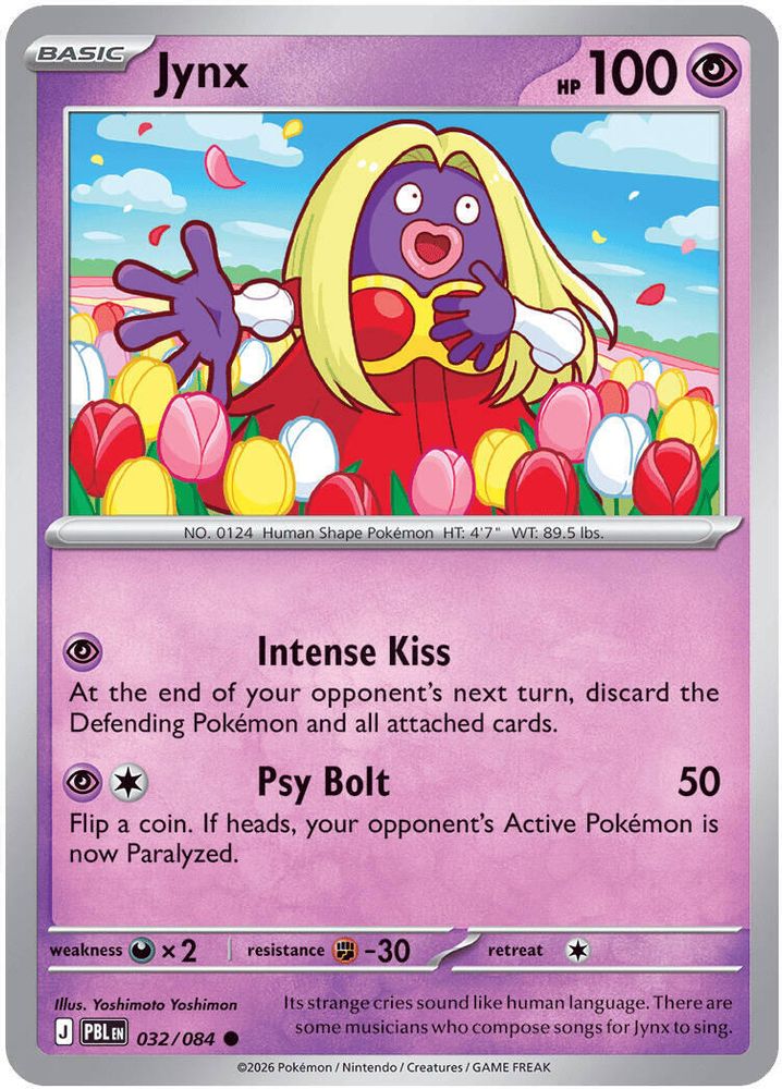 Pokemon TCG - Jynx 032/084 Pitch Black NM