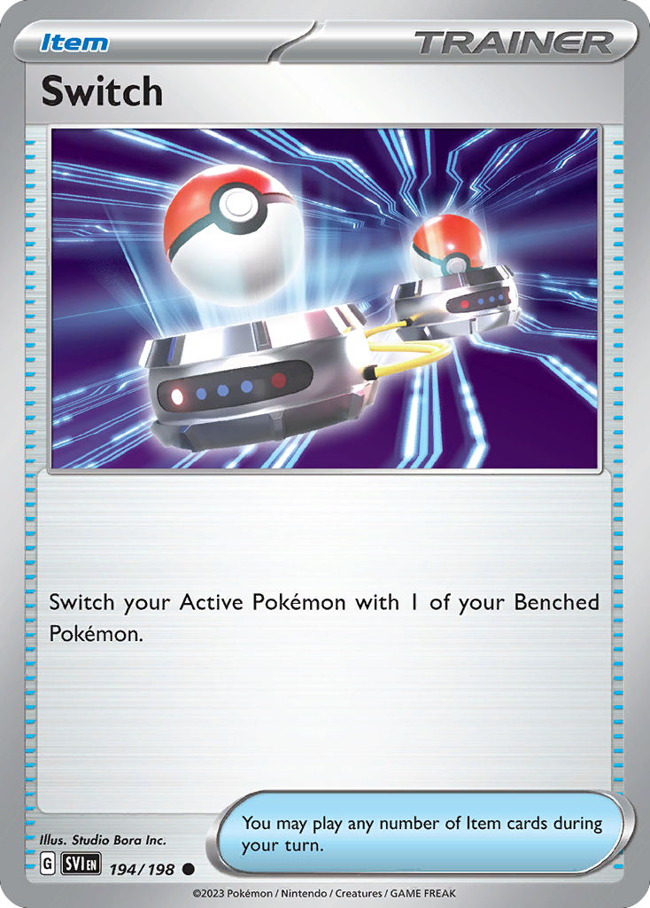 Pokemon TCG - Switch 194/198 Scarlet & Violet NM