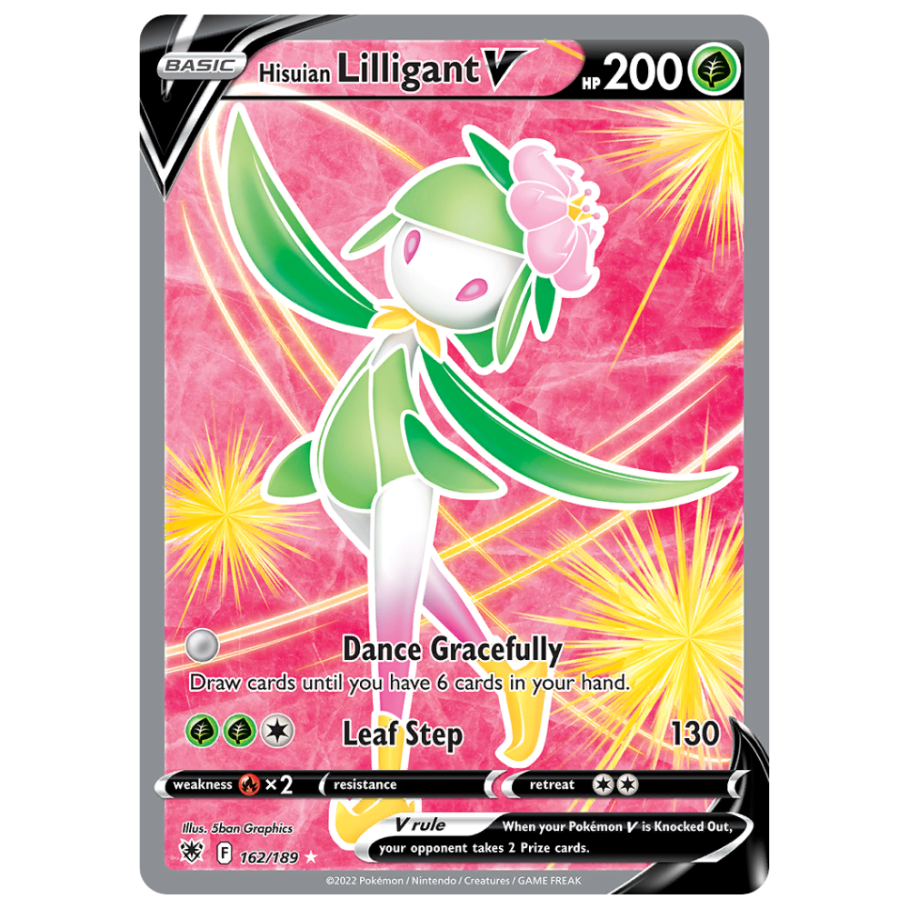 Pokemon TCG - Hisuian Lilligant V 162/189 - Ultra Rare NM/M [Astral Radiance]