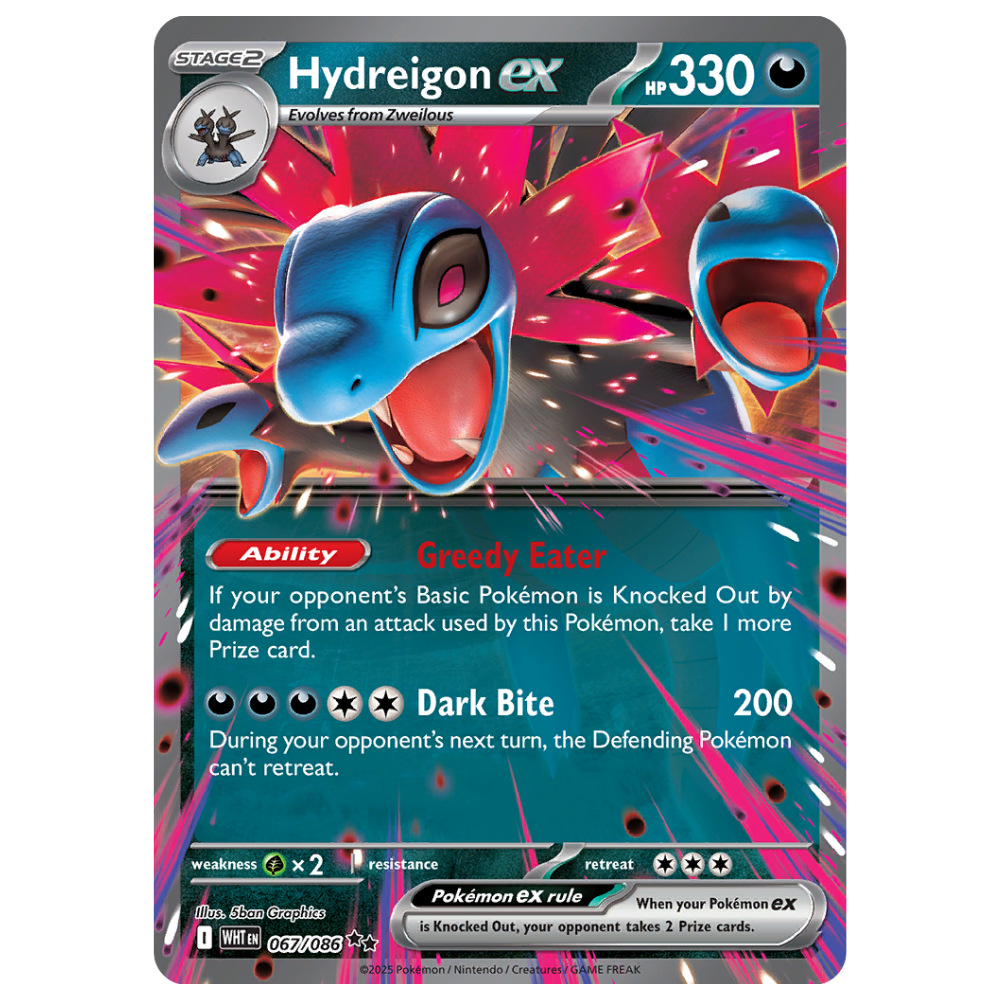 Pokemon TCG - Hydreigon EX 067/086 - Double Rare NM/M [White Flare]