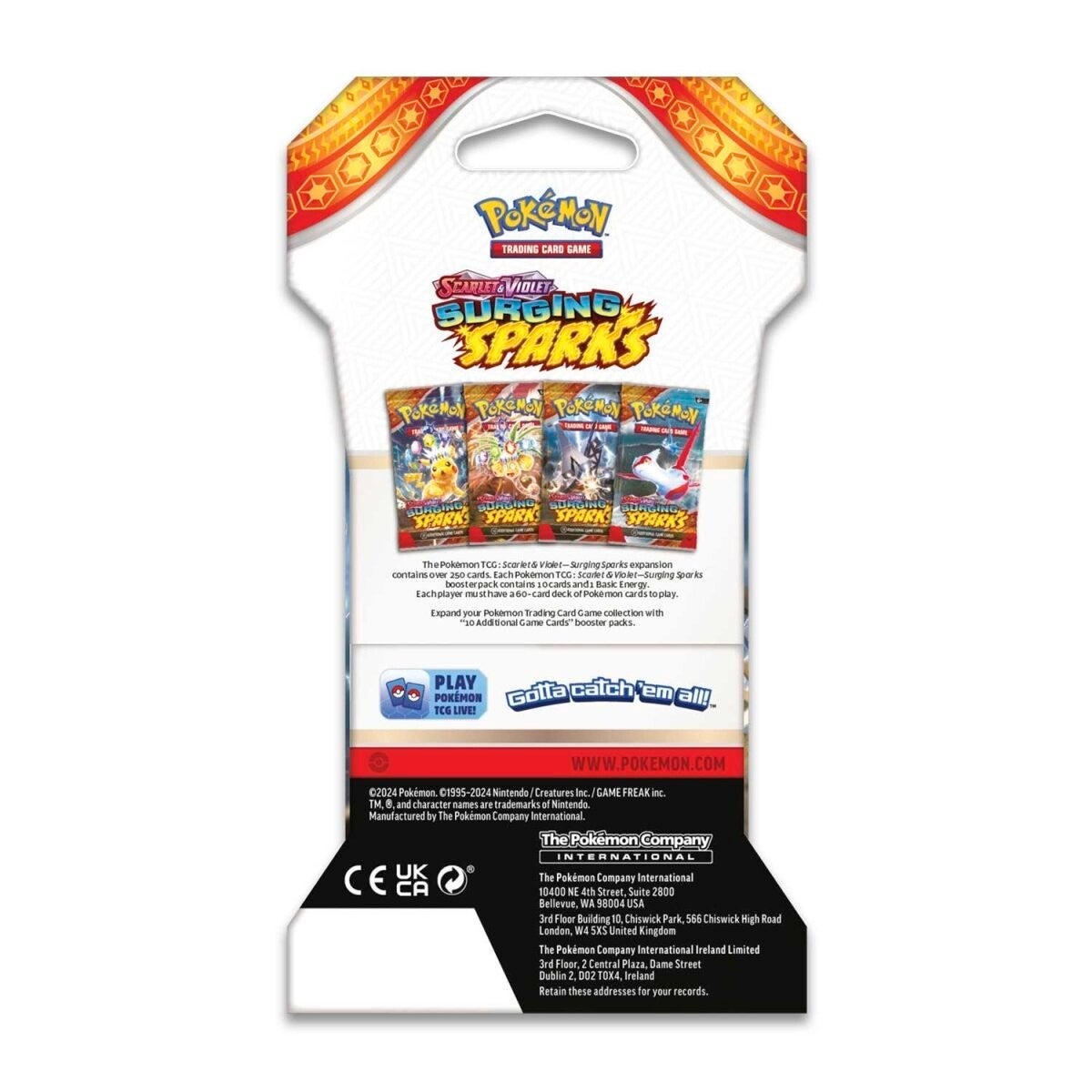 Pokemon TCG - Scarlet & Violet Surging Sparks Blister Pack