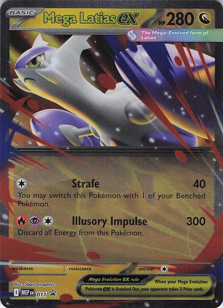 Mega Latias ex 011 Promo Mega Evolutions Pokemon Near Mint