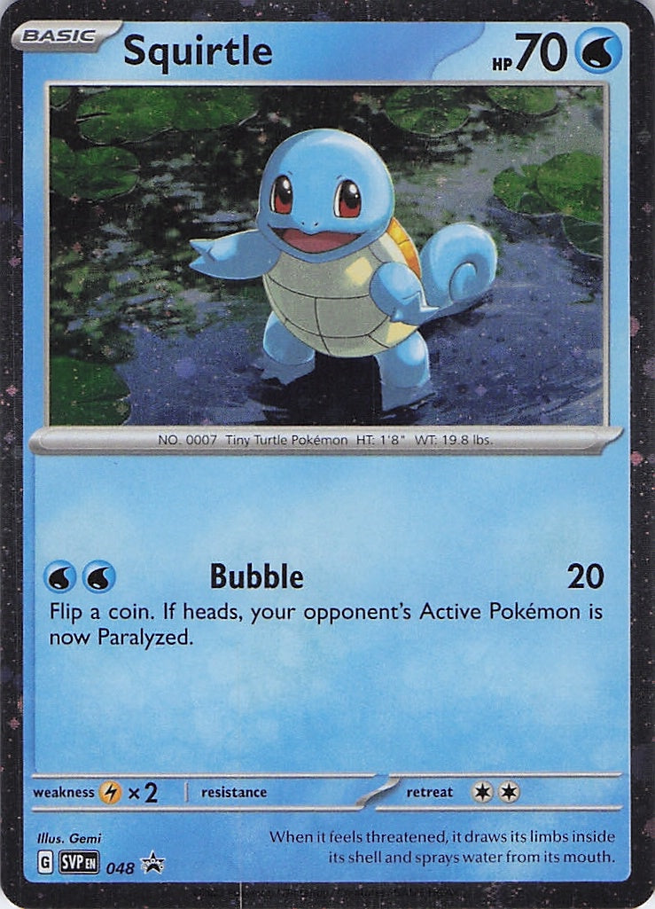 Squirtle 048 Promo Scarlet & Violet Pokemon Near Mint