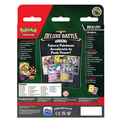 Pokemon TCG - Miraidon EX Deluxe Battle Deck