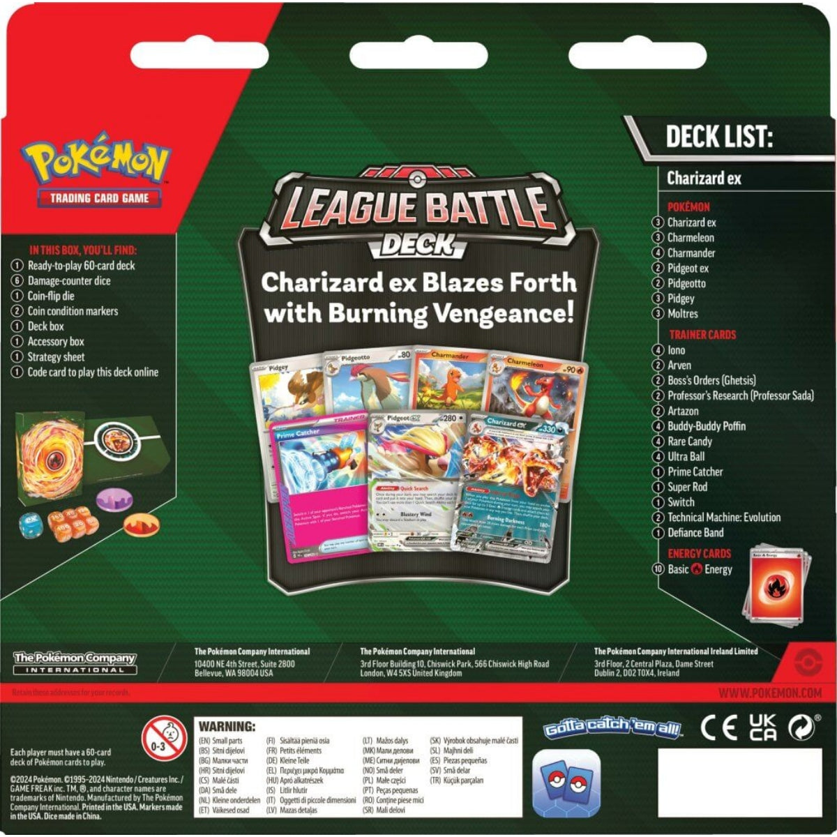 Pokemon TCG - League Battle Deck Charizard EX