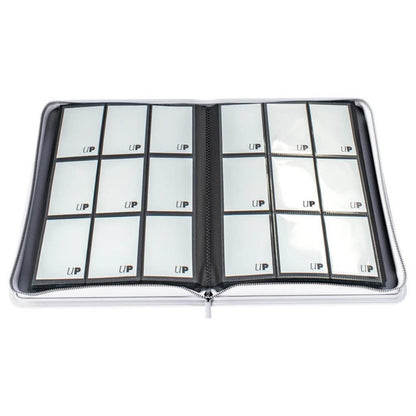ULTRA PRO Binder - Vivid 9-Pocket Zippered Pro-Binder: White