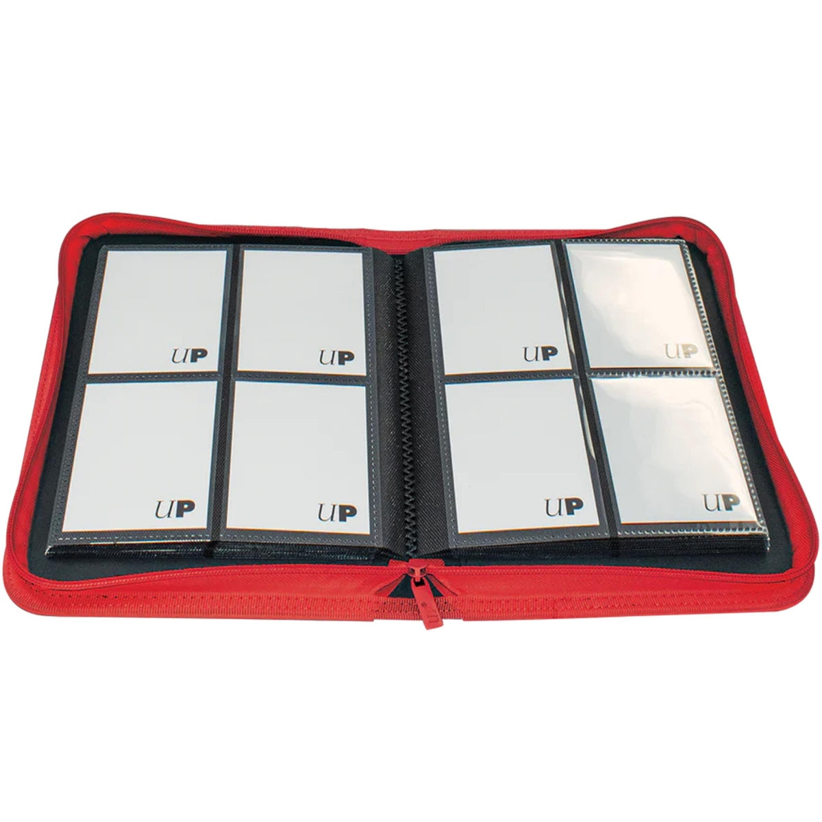 ULTRA PRO Binder - Vivid 4-Pocket Zippered Pro-Binder: Red