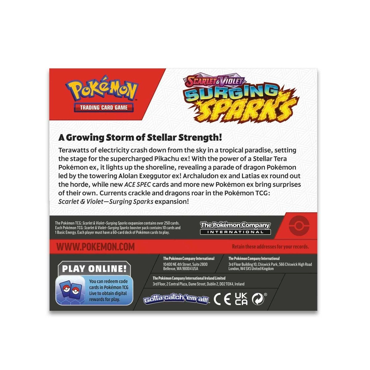 Pokemon TCG - Scarlet & Violet Surging Sparks Booster Box