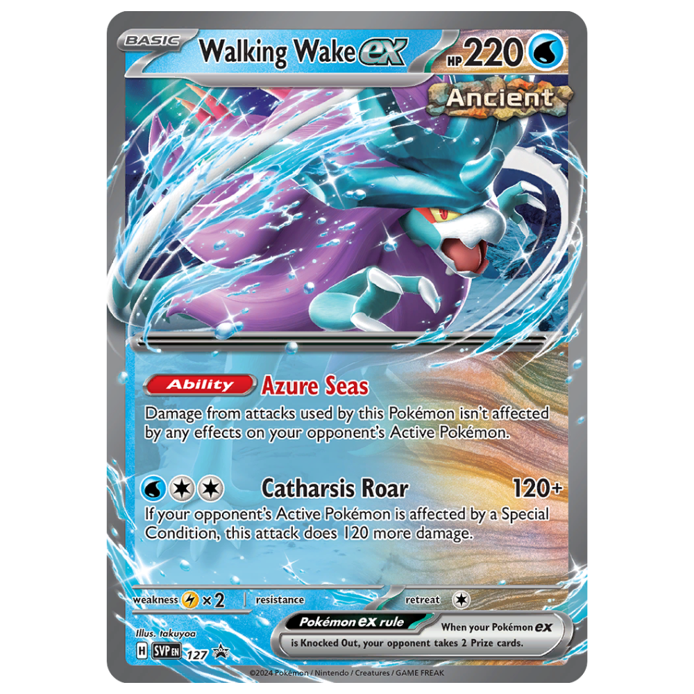 Pokemon TCG - Walking Wake EX SVP127 - Black Star Promo NM/M